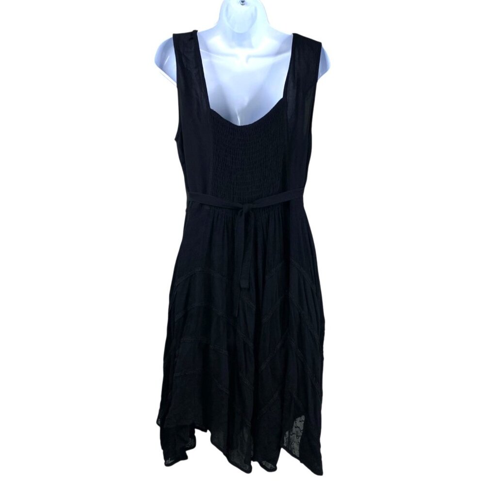 Sakkas Sundara Dress Corset Asymmetrical Embroidered Black Sz S/M Whimsigoth View 2